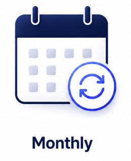 Monthly billing plan
